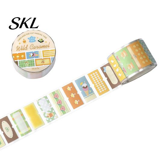 Soft Color Tape Writable Labels Washi Roll, Decorative Patterns Art Craft Smudge Proof Sticker Masking for Scrapbook, Journals, Planners, Card Making