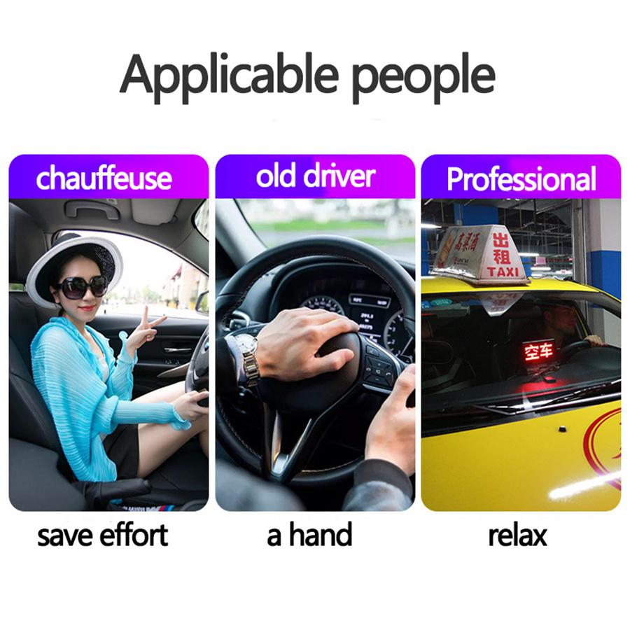 Black Car SUV Steering Wheel Booster Ball Aid Power Handle Assister Spinner Knob