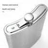 Stainless Steel Hip Flask Set: Portable Outdoor Vodka & Wine Bottle with Cup