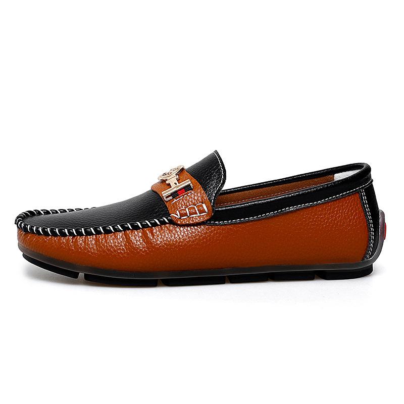 Leather large size autumn shoes casual leather shoes one foot