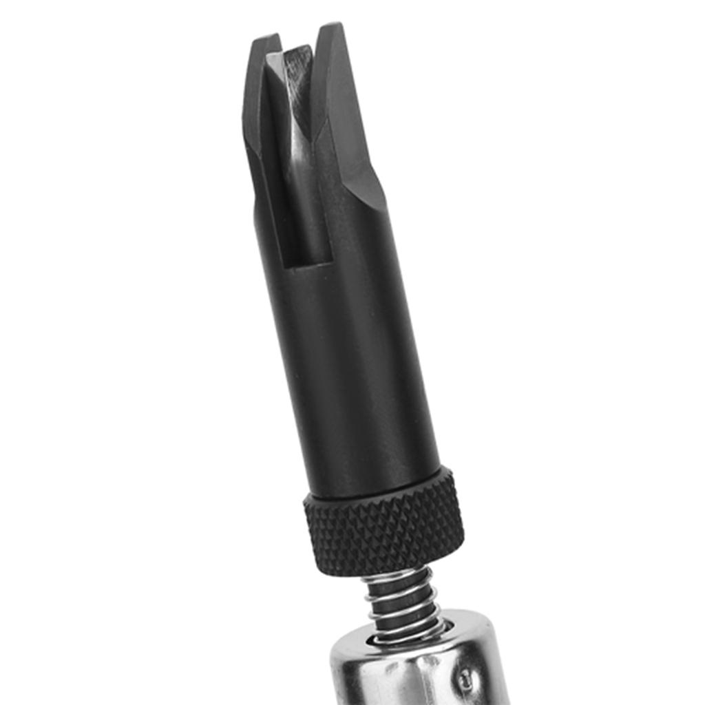 Adjustable Wood Handle V Type Push Groover Leather Grooving Craft Gouge Tool