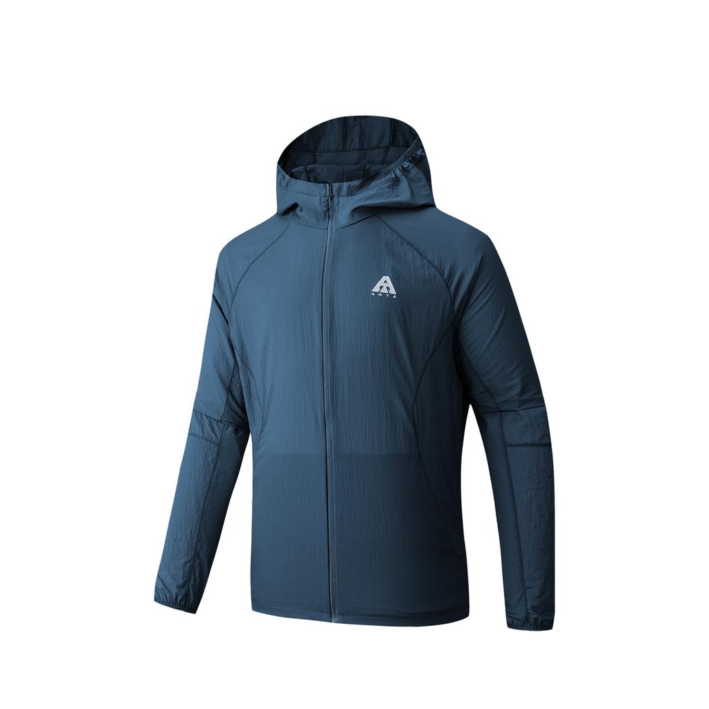 Anta Outdoors Lightweight Woven Sports Jacket Summer 2026 Unisex jackets Dark-Terracotta-Blue 972626603-5