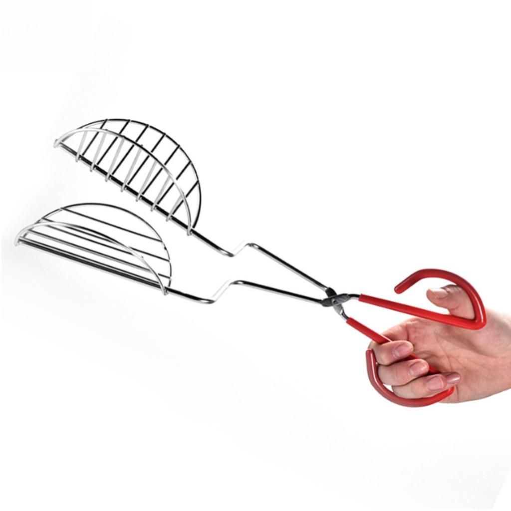 Taco Shell Tong with Long Handle Stainless Steel Taco Press For Making Homemade Taco Shells