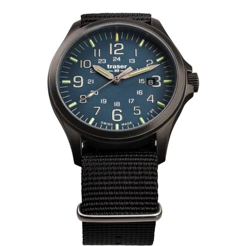 Tracer P67 Officer Pro Gunmetal Blue Herrenuhr, Schwarz, 108632