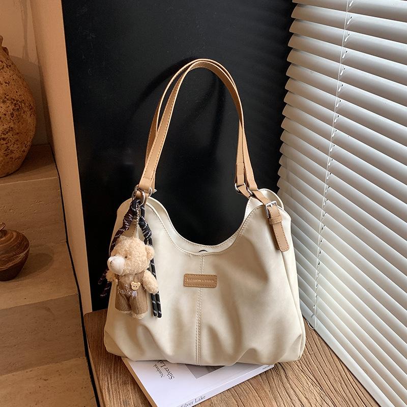 Large Capacity Bag Women's Niche Leopard Print Shoulder Bag Premium Commuter Tote Bag