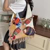 Fashion Fringe Knitted Bag - Unique Hollow Design - Small Fish-shaped Bag - Casual Vacation Style - Single Shoulder Bag