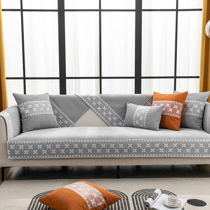 Sofa Towel Sofa Cover For Living Room Home Decor Sofa Cushion Towel Mat Slipcover Couch Pillowcase Seat Cushion