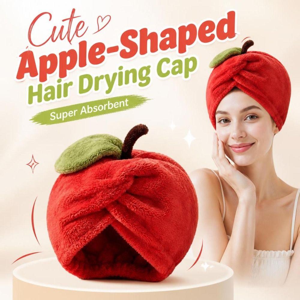 Super Absorbent Shower Bath Cap Thickened Absorbent Hair Cap For Bath Time