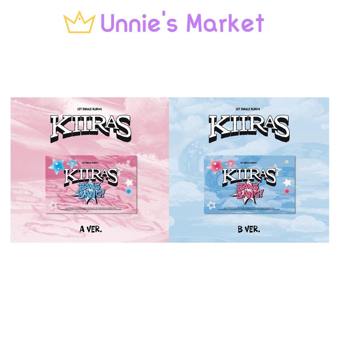 

КИИРАС - БАЦ-БАЦ! 1-й сингл-альбом (Вер. / B вер.) + Бесплатный подарок SET (2 ver.)