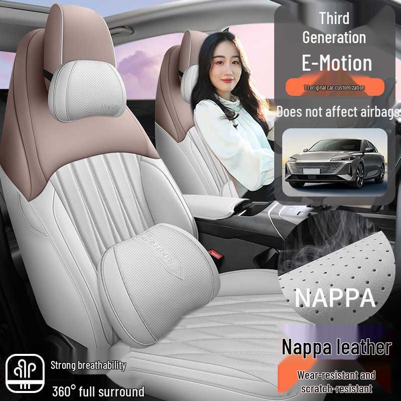 Changan Third Gen Eado Car Seat Covers: All-Season, Full Surround, Fits 26 Models