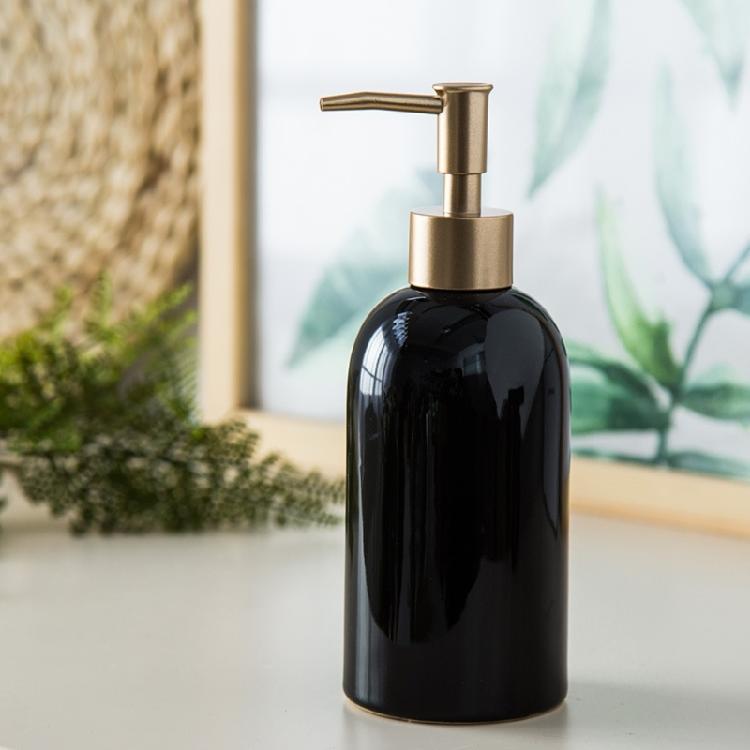 Ceramic Soap Dispenser Bathroom Hand Sanitizers Container Shampoo Shower Gel Press Bottle