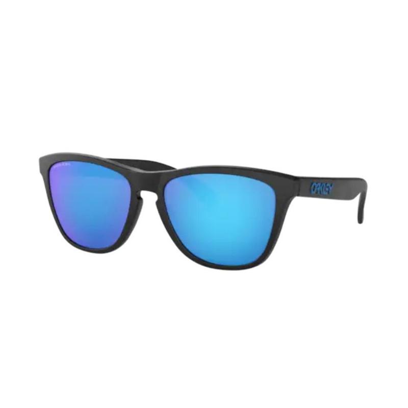 

Oakley Frogskins Injection Molded Frame Square Sunglasses Unisex Black F чёрный