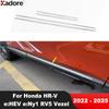 Side Door Body Trim For Honda HR-V e:HEV e:Ny1 RV5 Vezel -2024 2025 Carbon Fiber Door Streamer Molding Strip Car Accessories