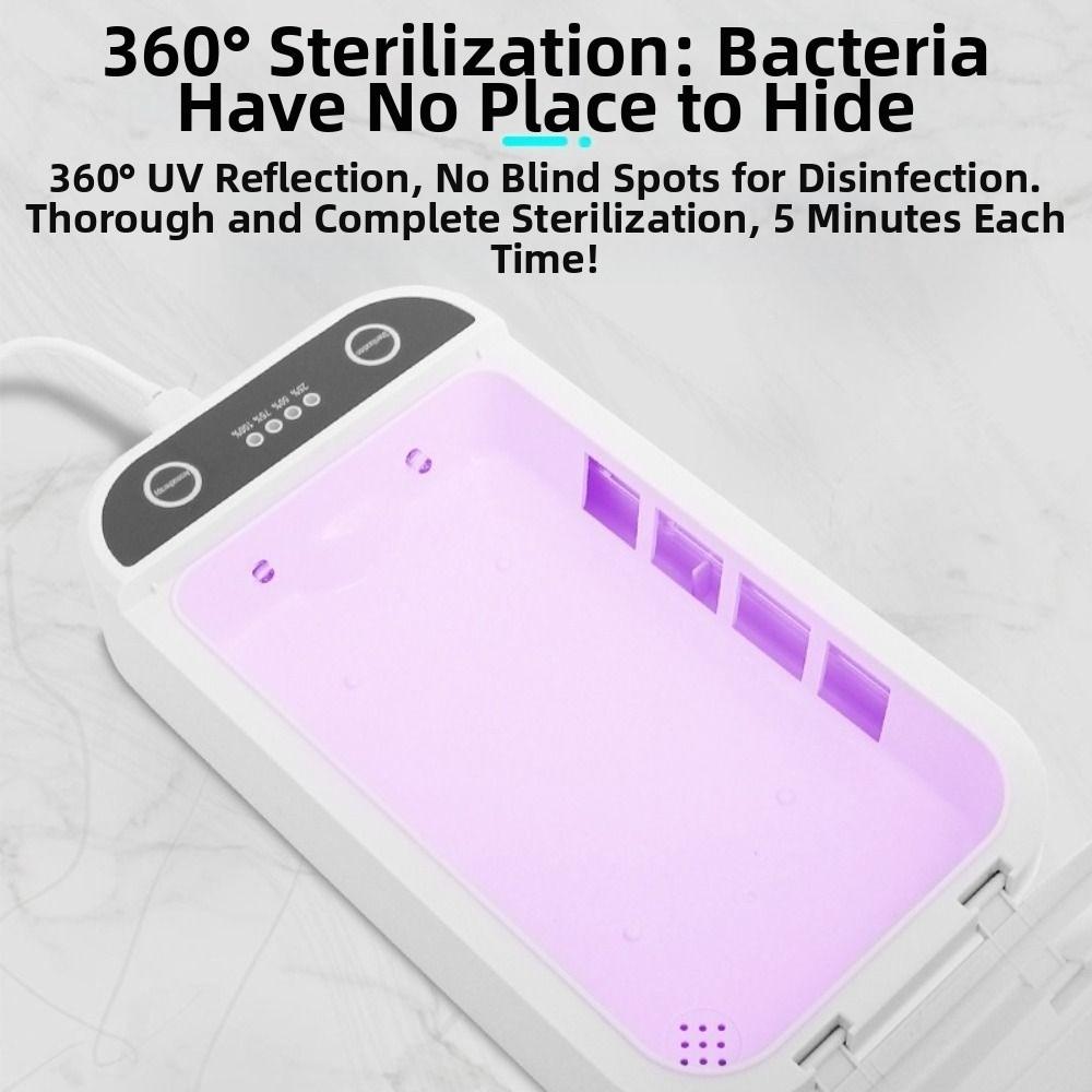 Voice Function Portable Sterilizer Box Ultraviolet Sanitizer Machine  Tattoo Equipment