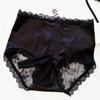 Men Sexy Panties High Waist Satin Underwear Crossdressing Sissy Underpants Lace Large Size Hip Lift Briefs Breathable Lingerie