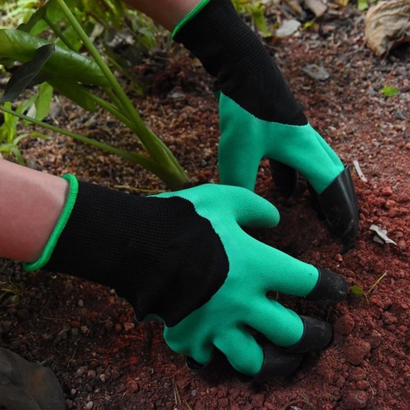 8Pcs Waterproof ABS Plastic Hand Claws Gardening Digging Gloves Durable Plant Propagation Outdoor Tools for Easy Soil Work