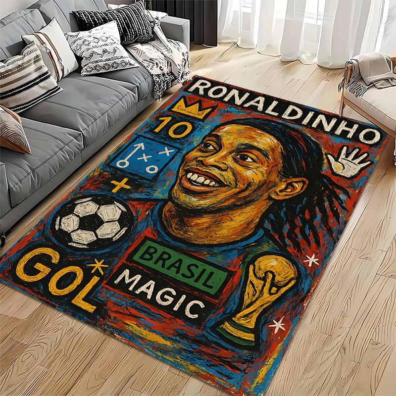 Ronaldinho Brasil Gol Carpet suitable as a non-slip mat for the living room or bedroom sofa