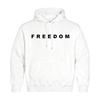 FREEDOM Printed Fashion Versatile Casual Men Pure Cotton Hoodie Retro Loose Street Comfortable Autumn Hoodie Sportswear Unisex