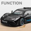 1/24 Benzs-One Alloy Sports Car Model Diecasts Metal Racing Car Vehicles Model Simulation Sound Light Collection Childrens Gifts