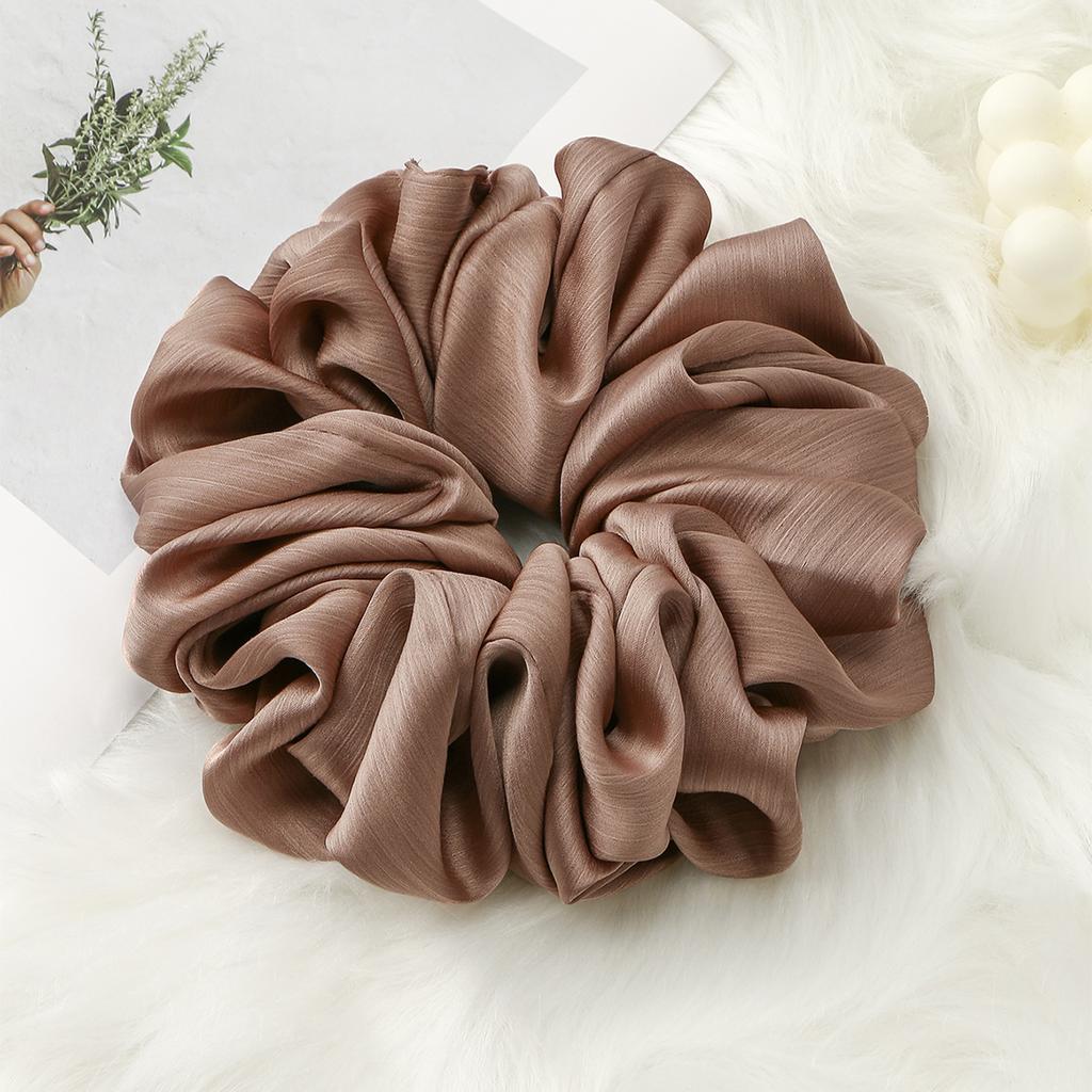 Fashion Muslim Printed Scrunchy Large Premium Oversize Hair Band Malaysia Chiffon Big Size Muslim Hijab Scrunchies