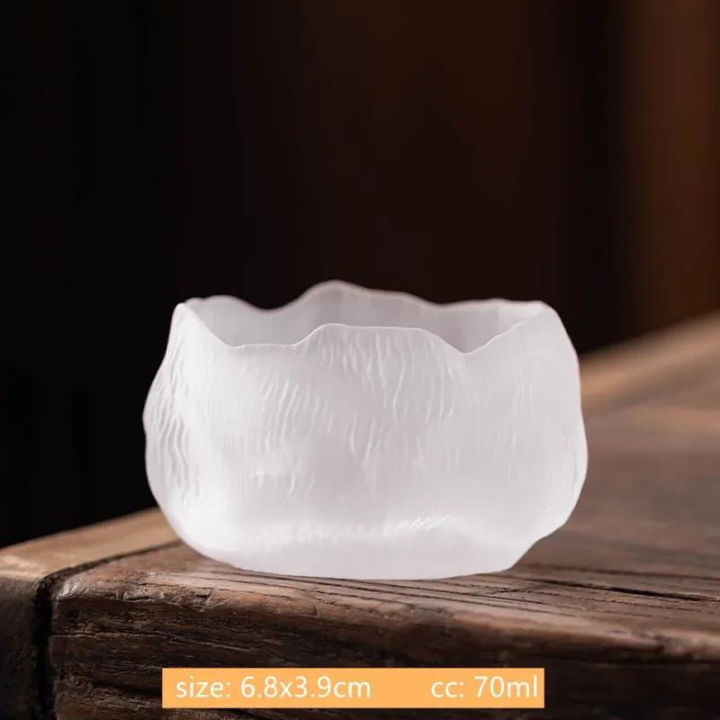 

1 шт. Японская стеклянная чайная чашка Портативная персональная одинарная чашка Чайный сервиз Аксессуары Чашка для чая с лотосом На заказ Бытовая посуда для напитков See options chart