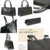 LIME Hergestellt in Japan Formelle Handtasche L1278 Schwarz Echtes Leder Ledertasche Hergestellt in Japan Lime Formell Damen Wasserabweisend