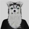 Halloween Maske Realistische Mundbewegung Hundemaske Tierkopfmaske für Partydeko