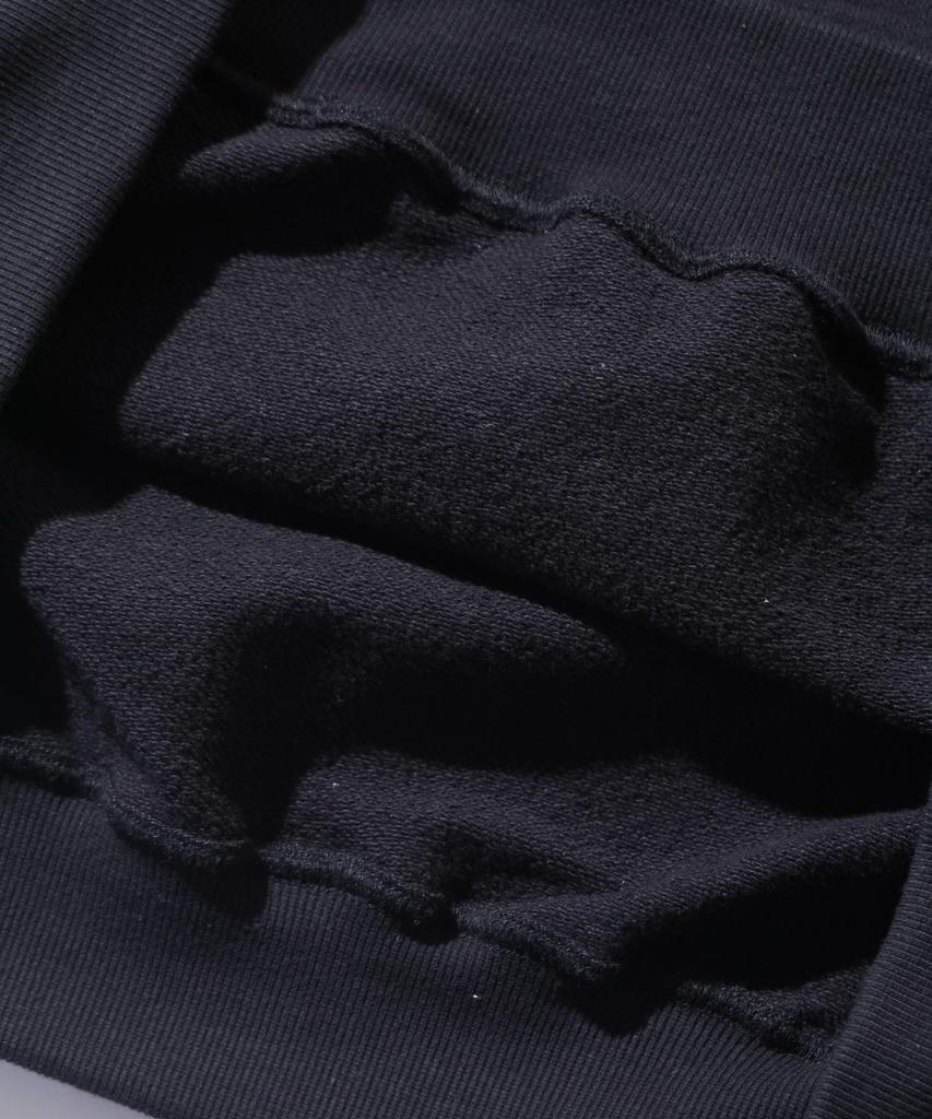 Trainer CHENILLE STANDARD LOGO CREWNECK SWEATSHIRT BLACK [Extra Large] Men's