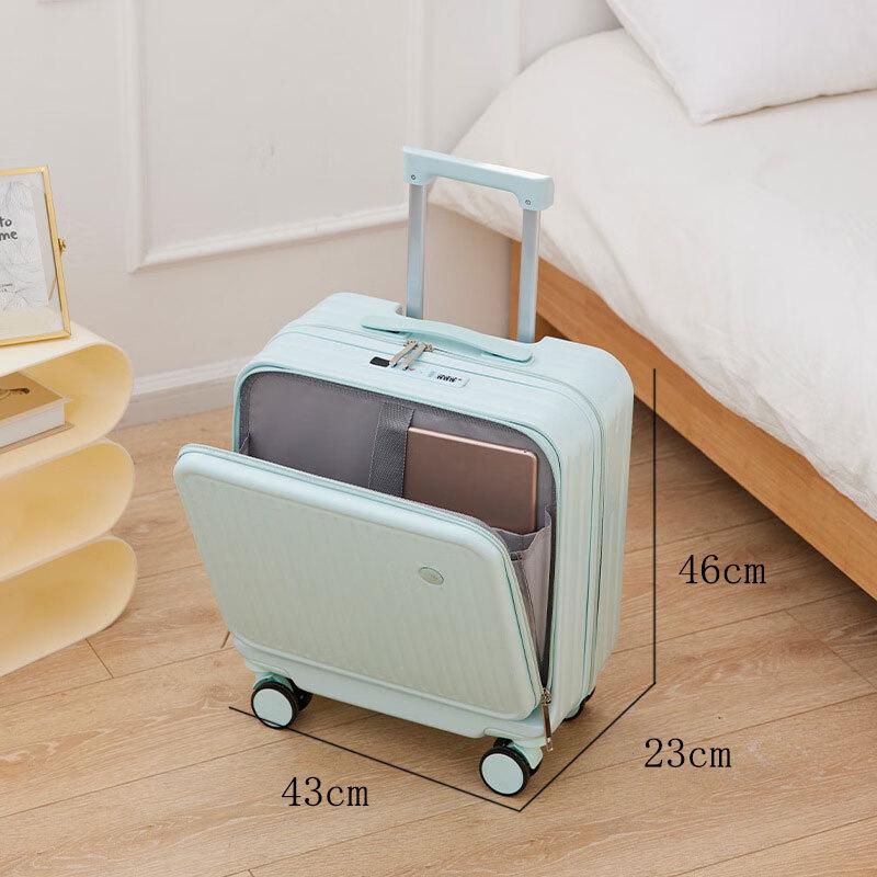 AoFeiYa 20-inch Lightweight Front-Opening Carry-on Luggage