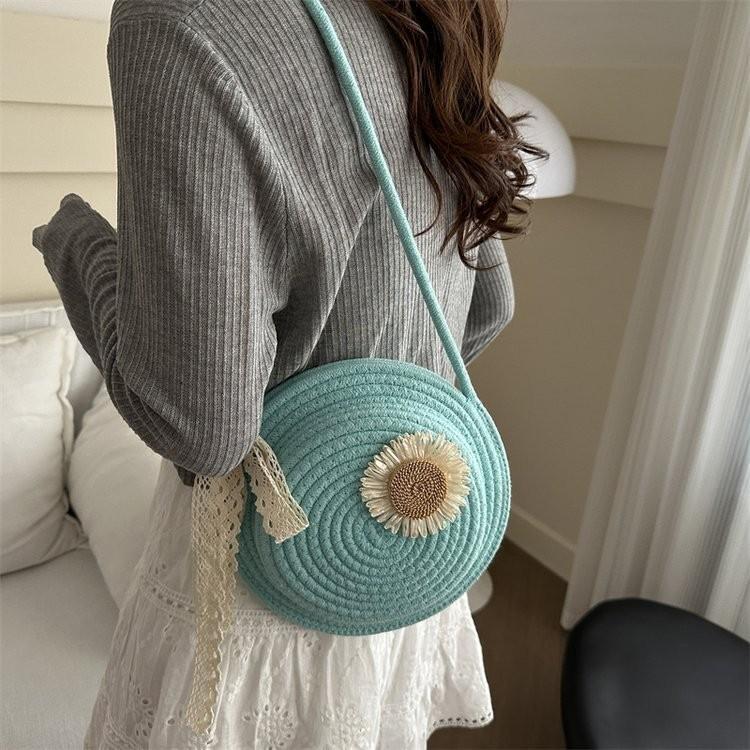 Stylish Woven Tote Bag 2024 Featuring Floral Design Perfect For Beach Days And Casual Outings