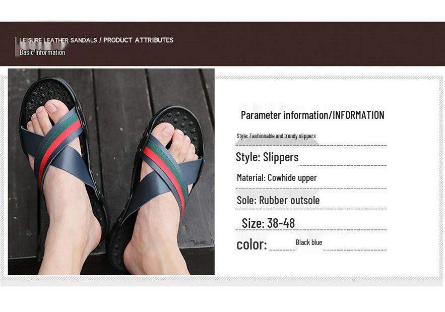 Pantofole da Uomo Estive 2025, Taglia L, Casual, Slip-On: Sandali da esterno con suola morbida