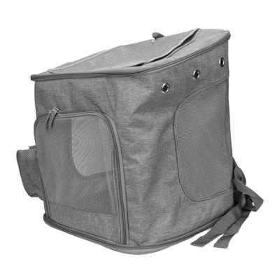 Mochila Dobrável para Animais de Estimação Ecológica Respirável Transportador de Mochila para Gatos para Exterior L