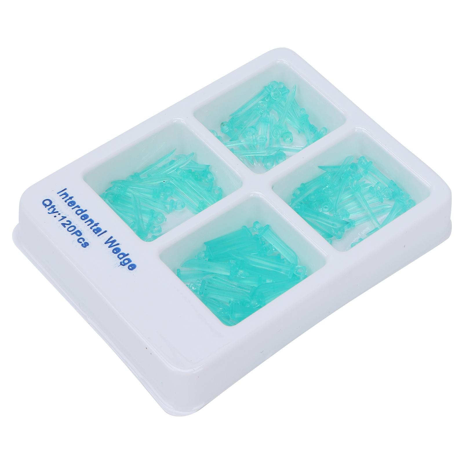 

120 шт. Коробка Межзубные клинья Одноразовые стоматологические фиксирующие клинья с отверстием Стоматологический материал