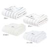 Bloom Imabari Towel Certified Natural Border Bath 2-Piece Set Made Japan (BlueGray)