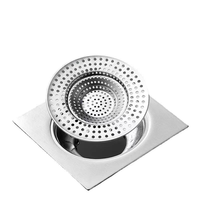 Stainless Steel Anti-Clog Shower Drain Hair Filter Mesh
