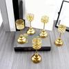 European Metal Holders Candlestick Fashion Wedding Table Stand Exquisite Candlestick Christmas Table Decor D57B