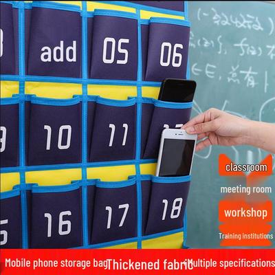 Wall-Mounted Mobile Phone Storage Bag for Classroom