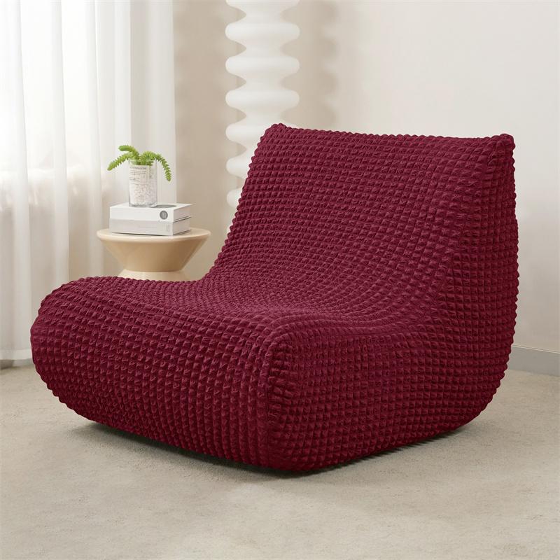 Elastic Armless Sofa Cover for Living Room Polar Fleece Relaxing Sofa Slipcovers All Inclusive Lounge Couch Protectors