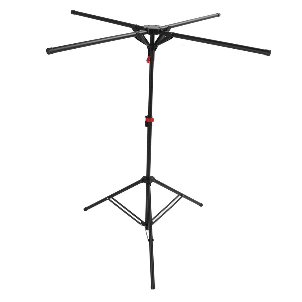 Tripod Clothes Drying Rack Carbon Steel Foldable Windproof Portable Floor Standing Laundry Drying Rack for Indoor Apartment Balcony