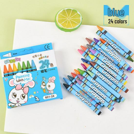 Kindergarten Oil Pastel Crayons: 8, 12, 24 Colors - Back-to-School Stationery, Party Favors, Drawing & Graffiti
