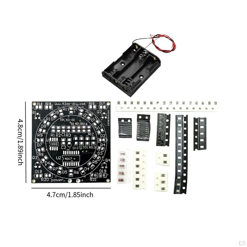 Kit for Electronic Soldering Practice Includes SMD Board And Printed Circuit Suitable
