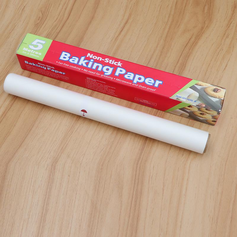 Thickened Food-Grade Silicone Oil Paper Rolls for Baking & Barbecue In Various Sizes