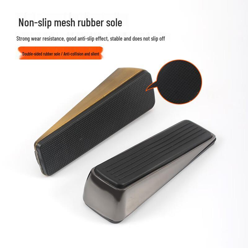 JNL N40000 No-Drill Stainless Steel Door Stopper