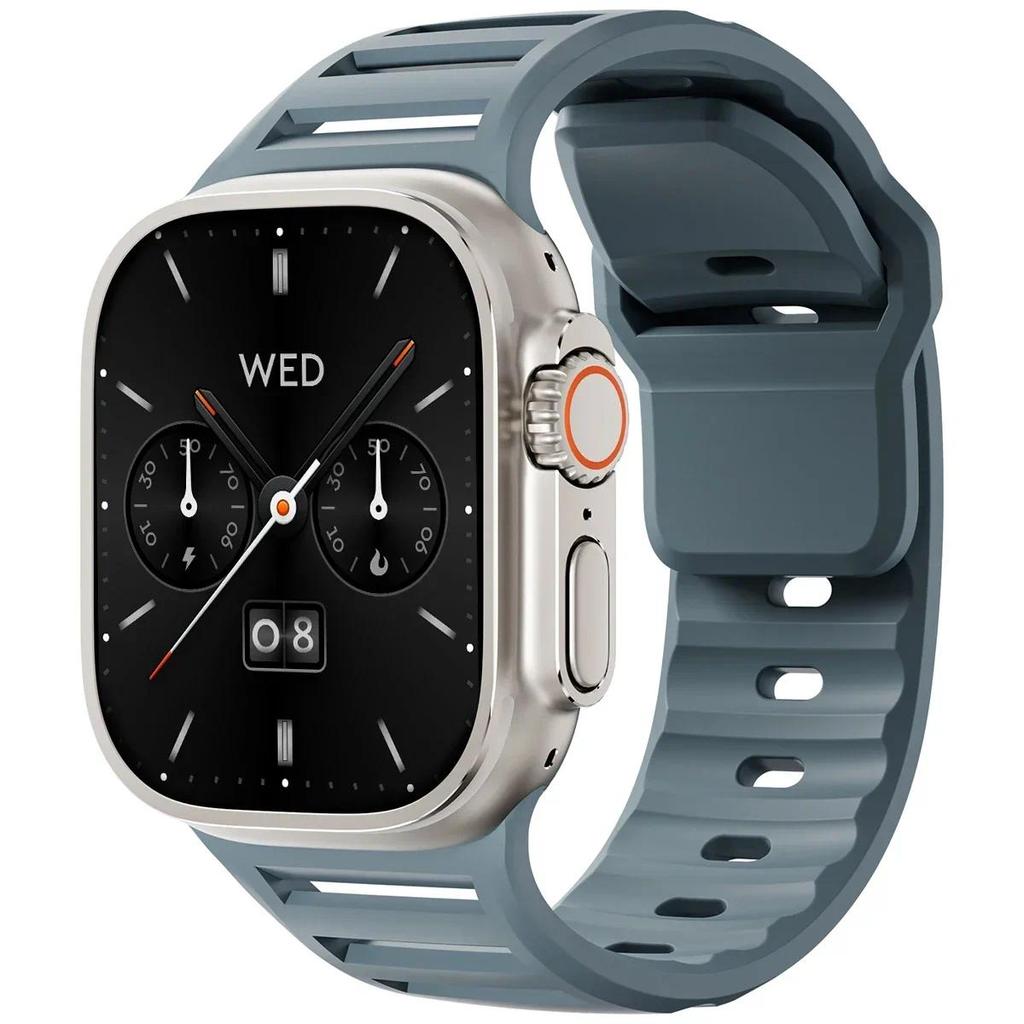 Silicone Strap compatible for Apple watch Ultra 3 2 1 49mm 46mm 45mm 44mm 42mm for iwatch Series 11 10 9 8 7 6 SE 5 4 3 2 1