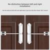 Simple Installation Automatic Door Closer Adjustable Speed Mute Soft Closing Hydraulic Buffer Protective Door Aluminum Alloy