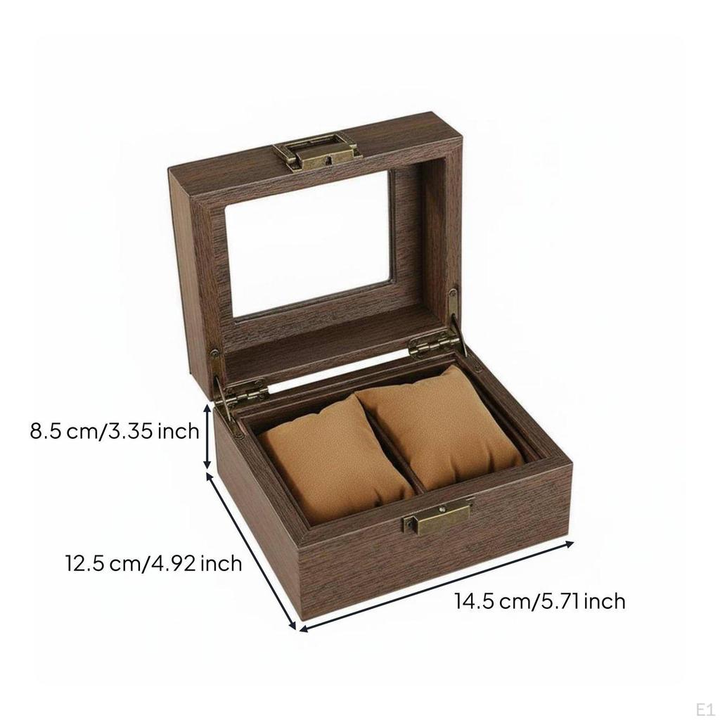 Watch Storage Box Dustproof Display Case Ideal Gift for Women