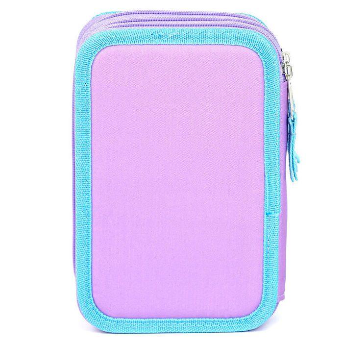 Federmäppchen - Cerda - Disney Die Eiskönigin - Weich - Mit Reißverschluss - Violett/Blau