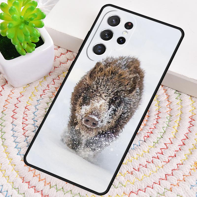 Animal Wild Boar Phone Case for Samsung Galaxy Note 10 Pro S26 Ultra S23 S24 FE S25 S21 S22 PLUS Shockproof Cove