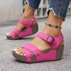 Women’s Studded Wedge Open-Toe Slide Sandals Comfortable Summer Shoes
