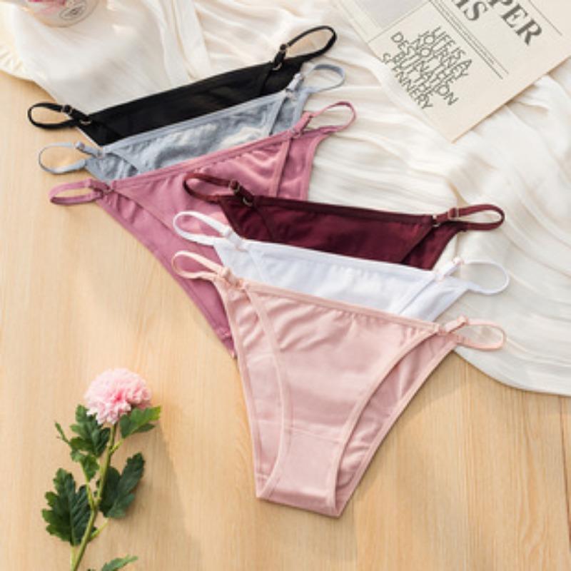 Women S Low Rise Cotton Briefs Semi Backless Breathable Underwear